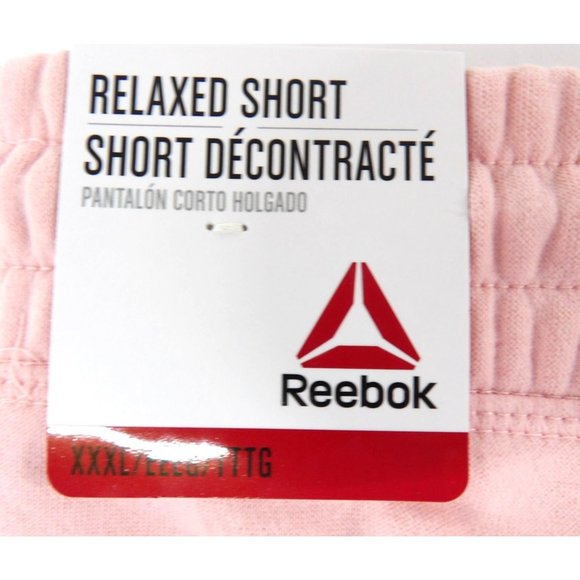 Women's Reebok Pink Cotton/Poly. Shorts XXXL NWT - Picture 5 of 5